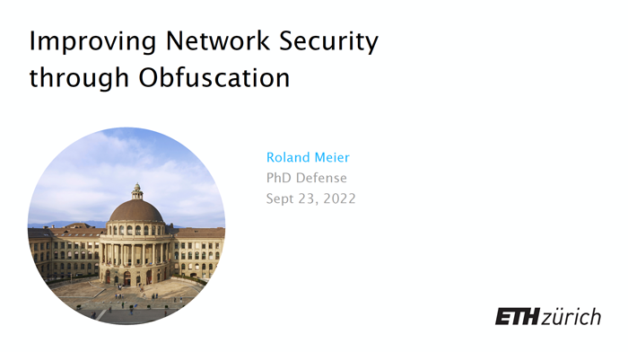 Improving Network Security through Obfuscation