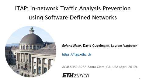 iTAP: In-network Traffic Analysis Prevention using Software-Defined Networks
